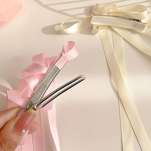 Miniatura 5 de 10 pinzas para el cabello con lazo para niñas, lazos para el cabello, pinzas para el cabello para mujeres, lazos para trenzar, accesorios para el