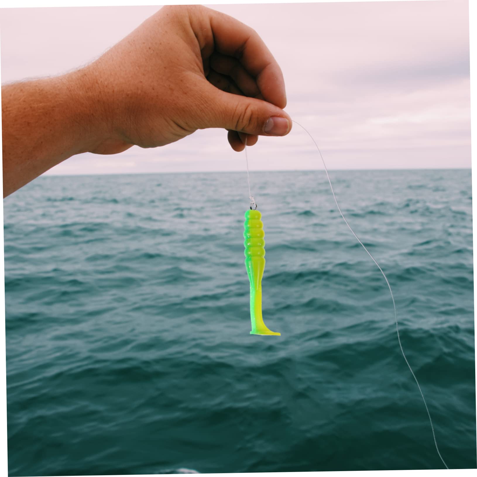 POPETPOP Señuelo Blando De Simulación Plataforma Señuelos De Pesca Manos Cable Equipo Carpa Señuelo De Pesca Océano Herramienta Gancho Pesca Gira De Polivinilo