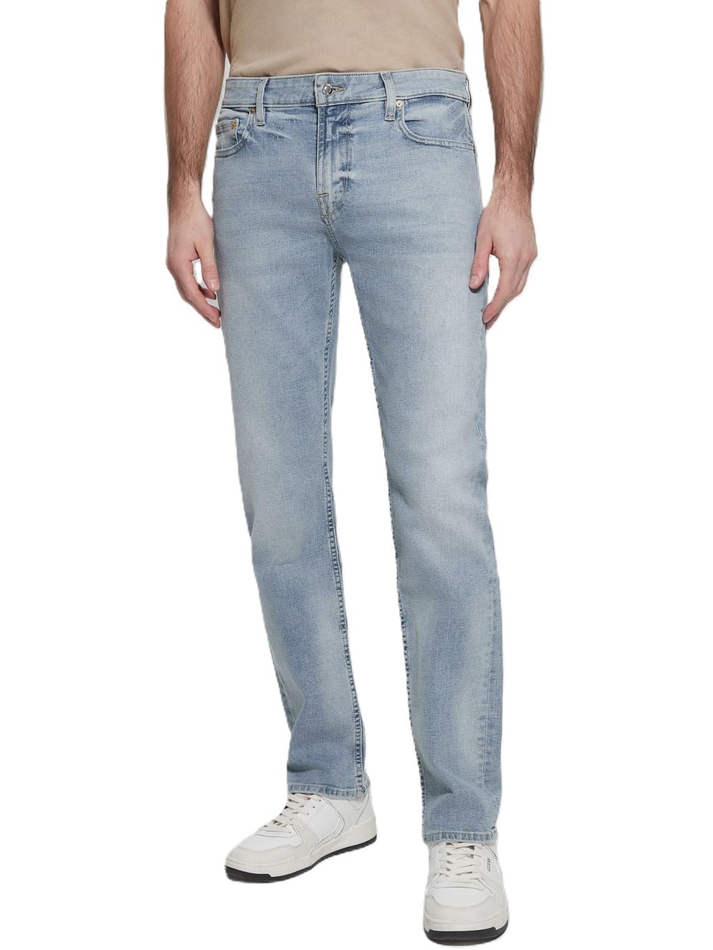 GUESS Jeans Dritti Aderenti da Uomo, Fletcher, 30W x 34L