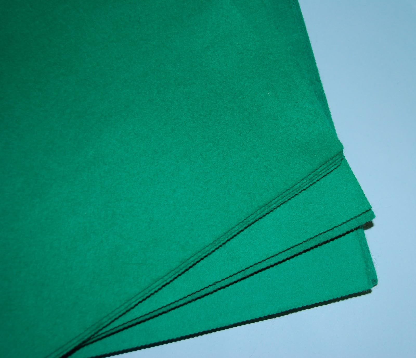 celloexpress Felt Sheets for Crafting and Soft Toy Making 100% Acrylic Craft Felt 9" Squares (VIRIDIAN GREEN - SELF ADHESIVE, 5 Sheets)
