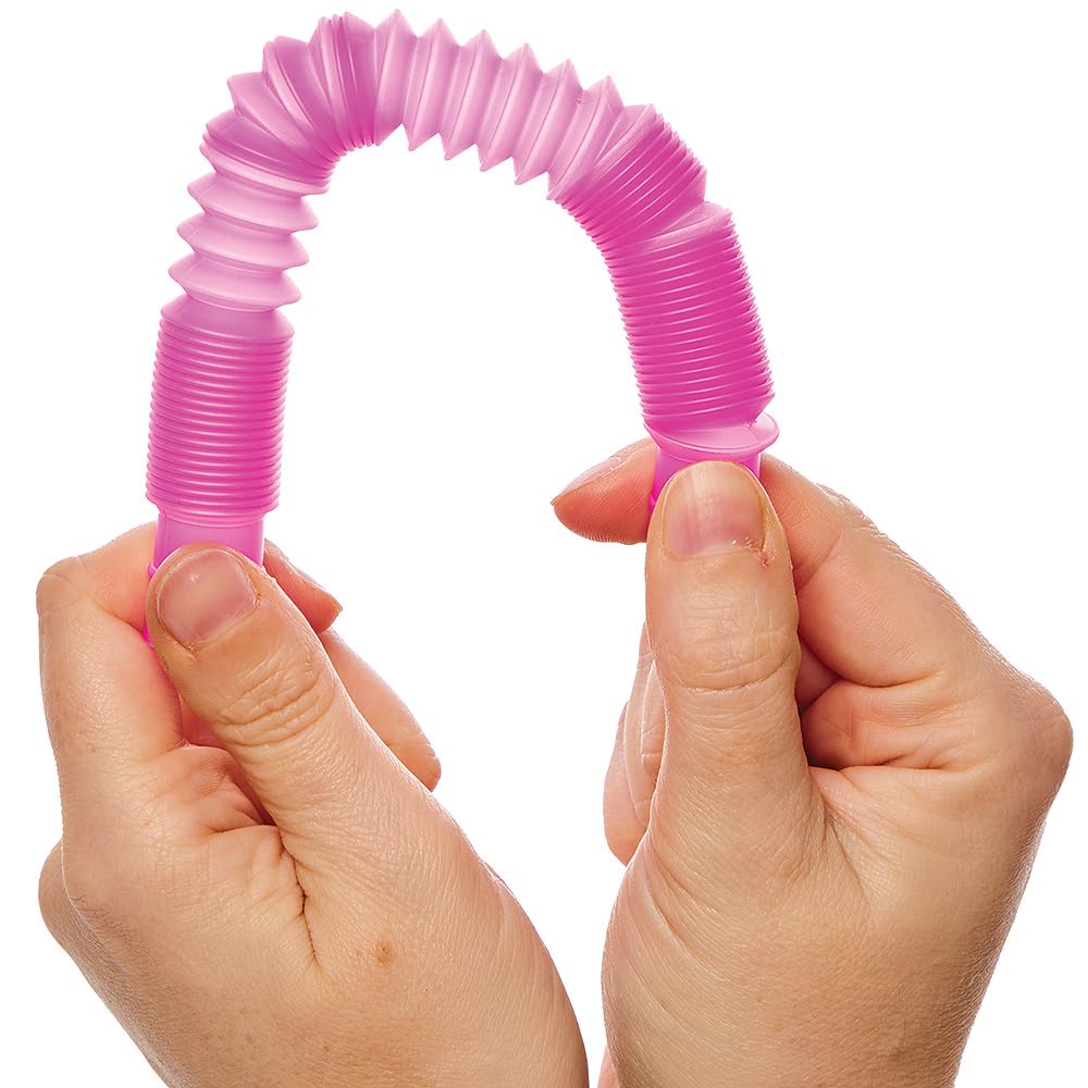 Baker Ross FN225 Pop Tube Fidget Toys paquet de 12 jouets pour enfants