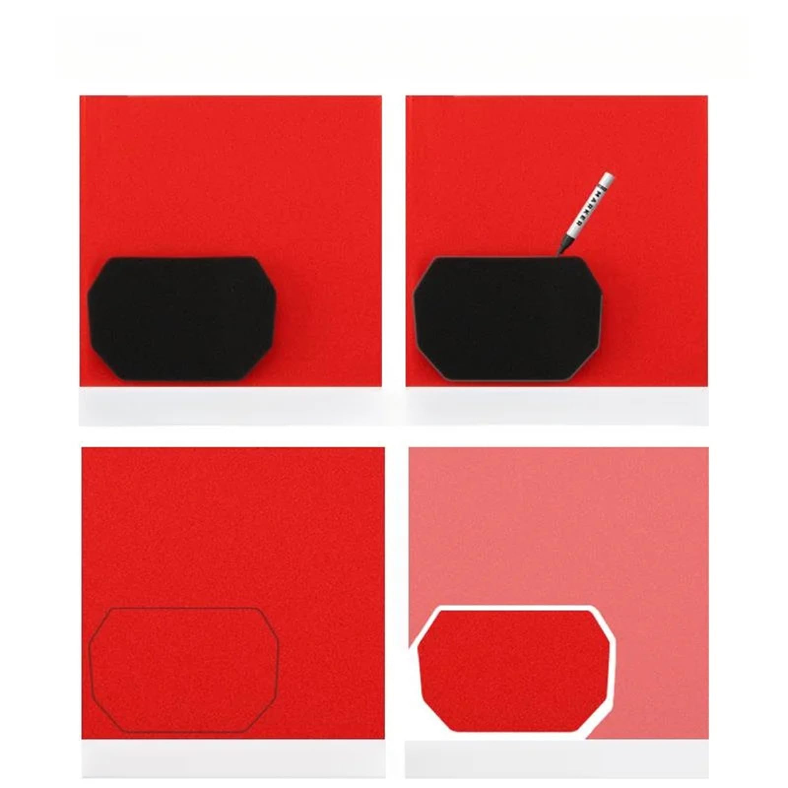 Universale Filtro Aria Misura per moto tosaerba filtro aria spugna elemento filtrante CVT 30x30x1,5 50x50x1(5 PCS)