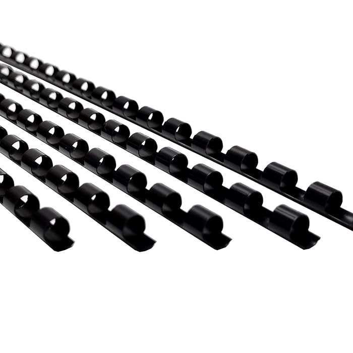 Buy Rayson CR8BK Plastic Comb Binding Spines, 40Sheets Capacity, 5/16