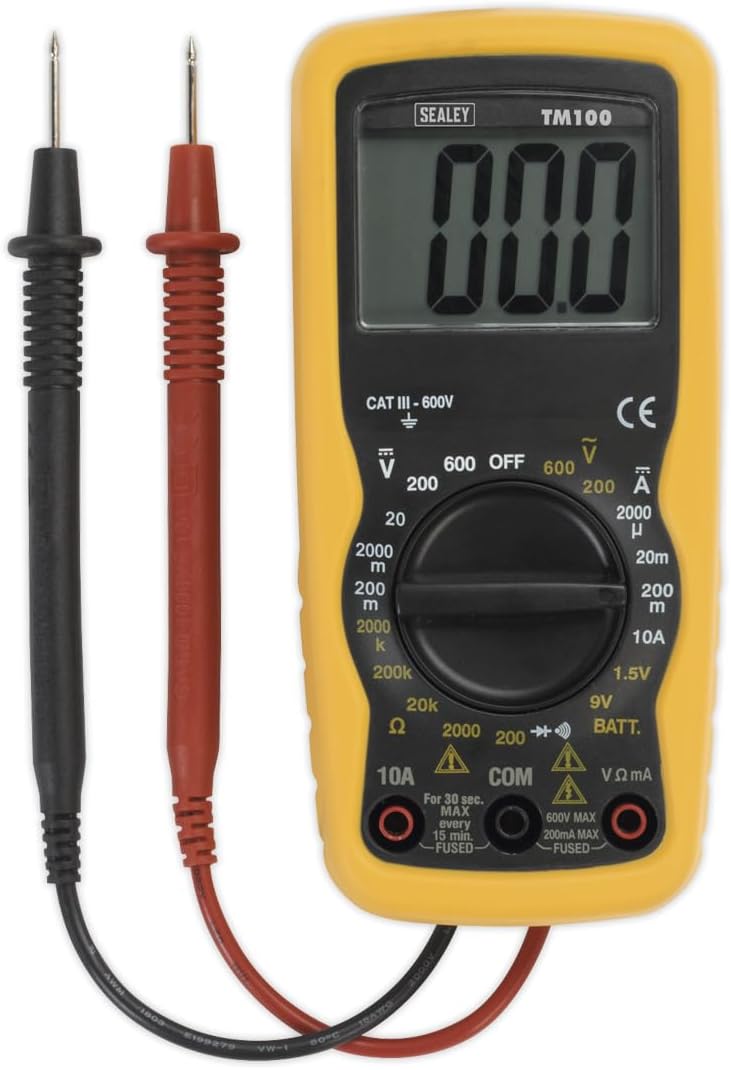 Sealey 6-Function Professional Digital Multimeter - TM100
