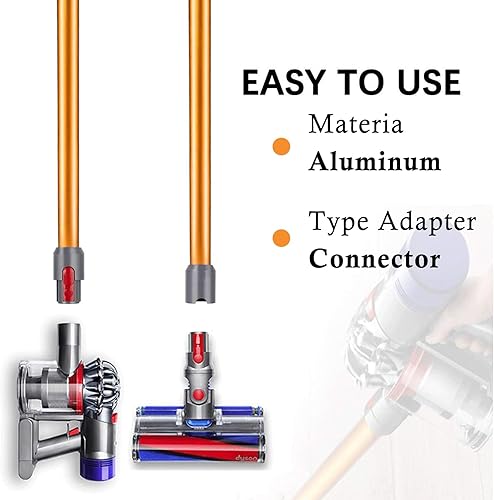 Vista 14 de Varita de repuesto de liberación rápida compatible con aspiradora inalámbrica Dyson V15 V11 V10 V7 V8 (negro) Negro,Morado,color fantasía