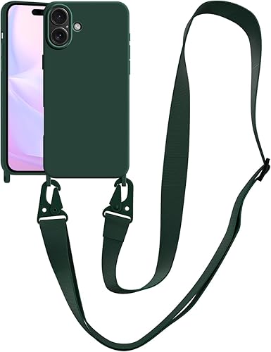 Miniatura 69 de Funda compatible con iPhone 13 con correa, funda cruzada para iPhone con cordón, ajustable, a prueba de golpes, protección contra caídas, funda