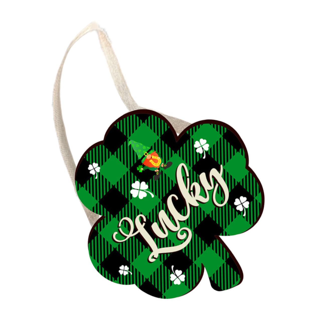 PRETYZOOM Patrick's Day Led Door Sign Festive Hanging Decoration for Door Charming for Celebrations Material Convenient Hanging Rope for Patrick's Day Parties and Home Decor