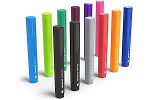 Tank True Red Permanent Markers, Chisel Tip, Assorted, 36/Carton