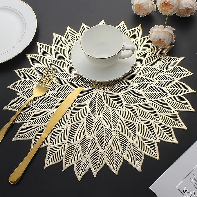 Buy Kritvi Table mat, Place Mat, Round Shape Place Mats, Design Dining