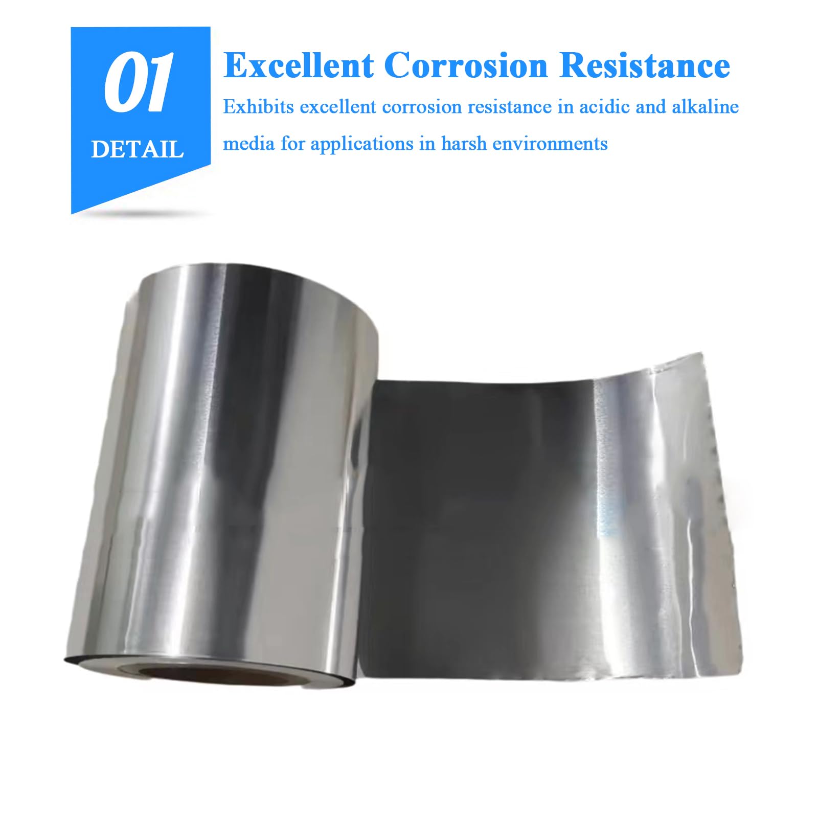 WSYCWG Nickel Foil Roll Length 1 Meter, Pure Nickel Strip Width 200Mm Thickness 0.05-0.12Mm Suitable for Scientific Research,0.1×200mm×1000mm