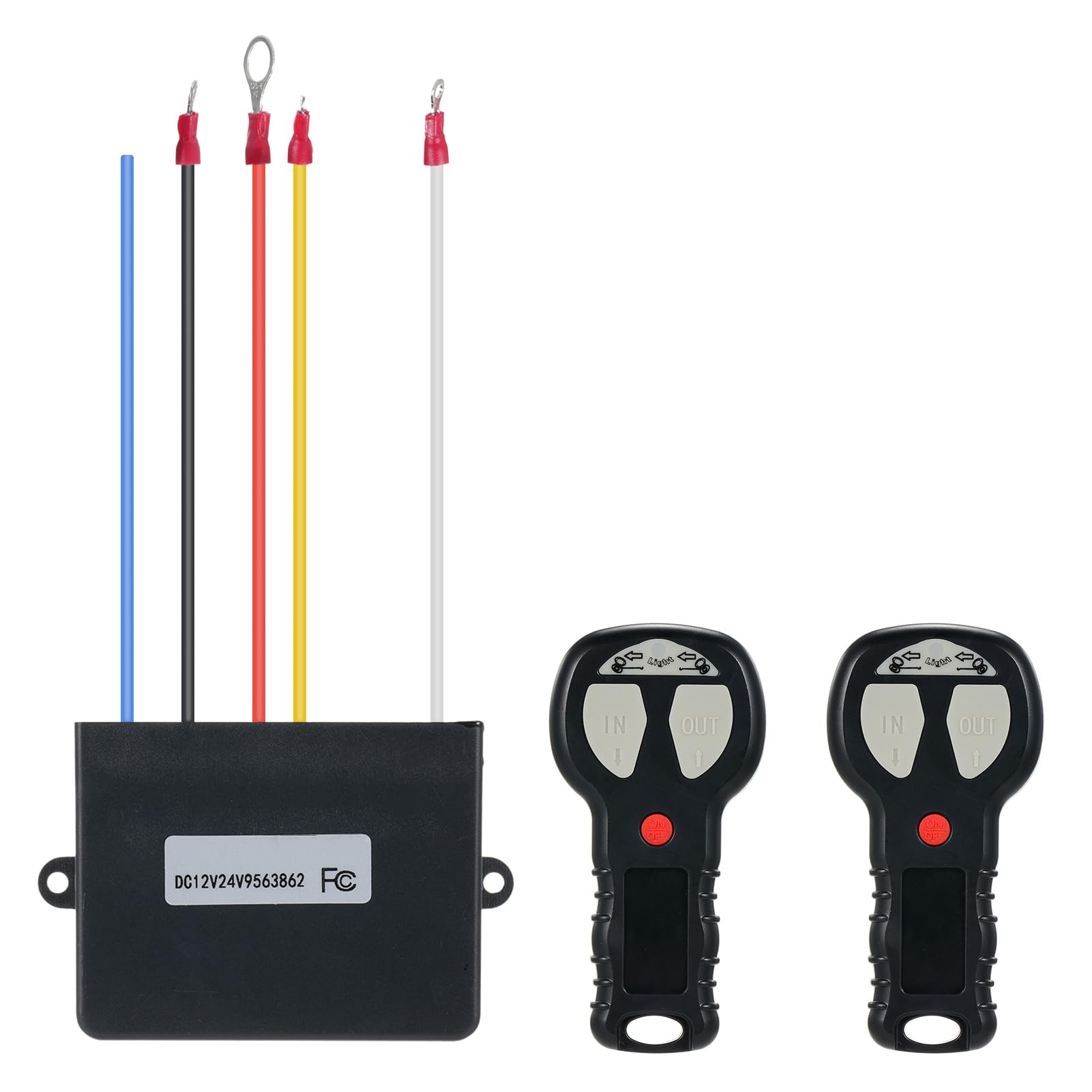 Irfora Kit de télécommande universelle 12 V pour treuil Camion ATV S Interrupteur manuel
