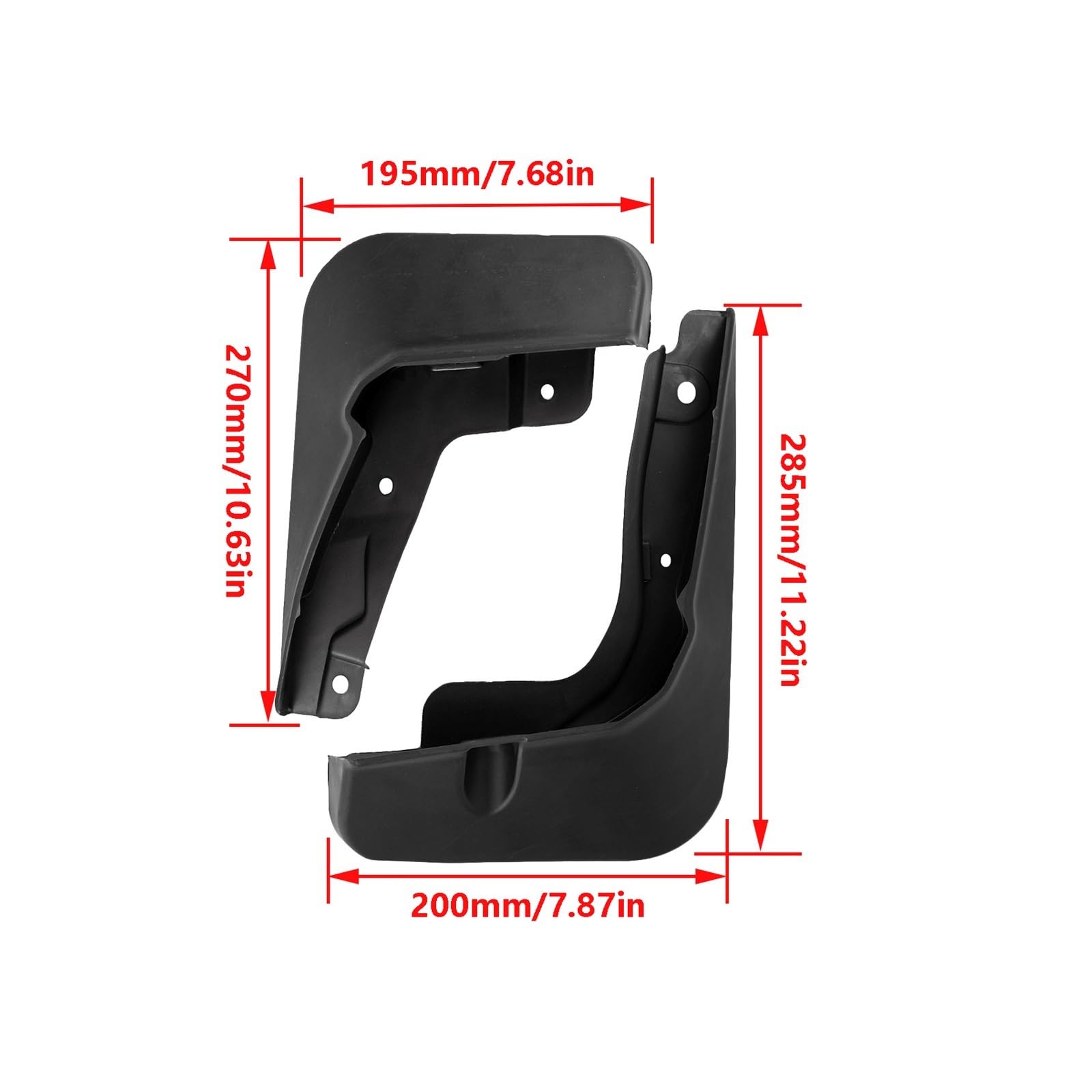 4Pcs Compatible with Toyota BZ4X Front Rear Splash Guards Mudguards Mud Flaps Mudflap Mud Guards Fender Wheel Protector 2022 2023 2024