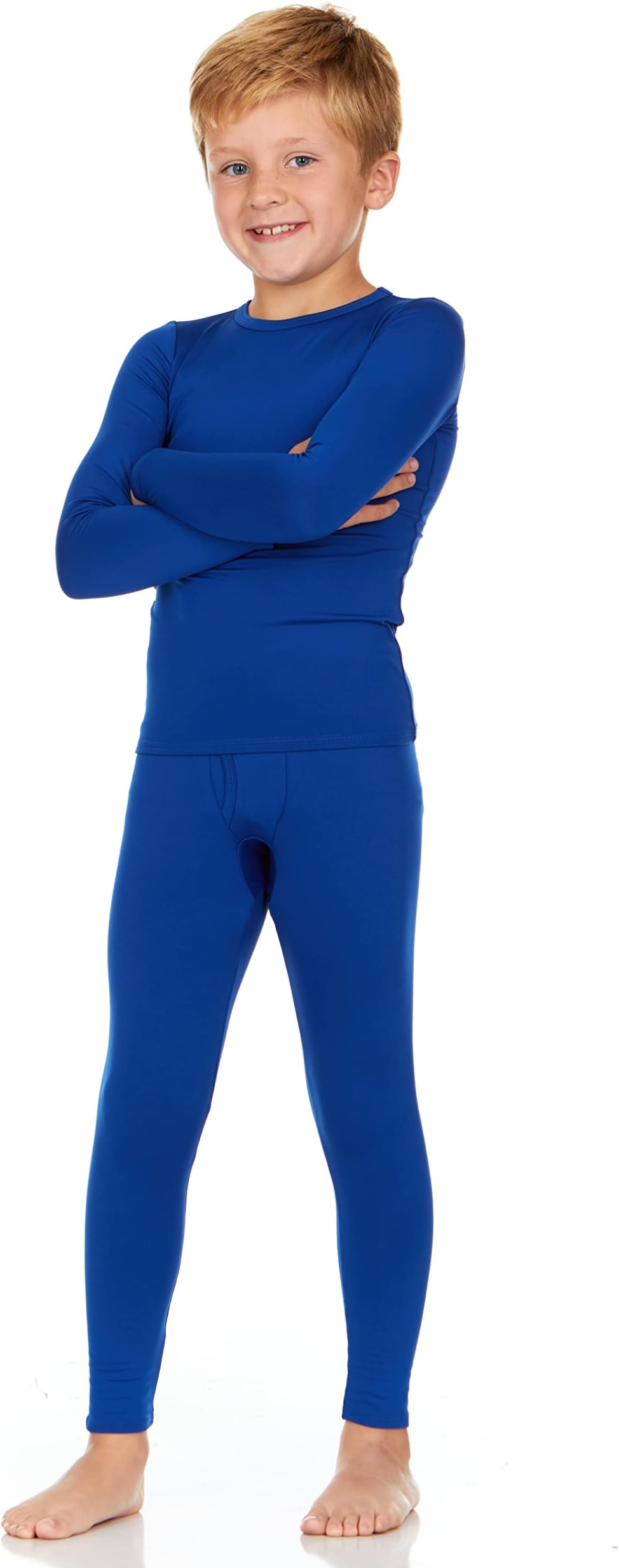 ThermajohnThermal Underwear for Kids, Boys Thermal Underwear Set, Base Layers for Skiing, Long Johns for Boys Kids
