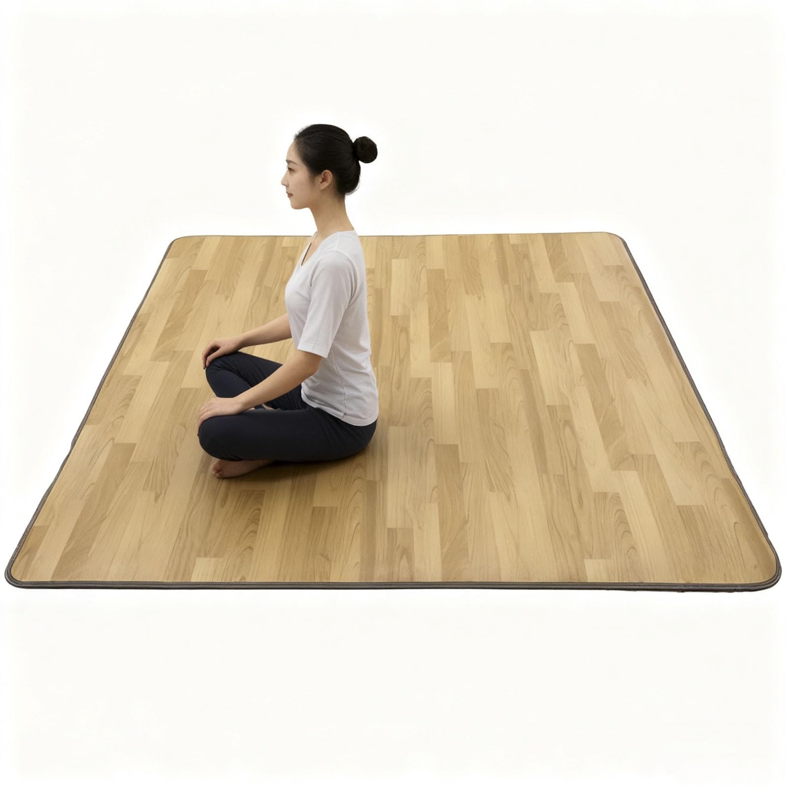 Tappeto riscaldato sotto il tappeto, coperta riscaldante for i piedi del soggiorno, tappetino elettrico riscaldante con termostato, scaldapiedi riscaldati(100 * 150cm)