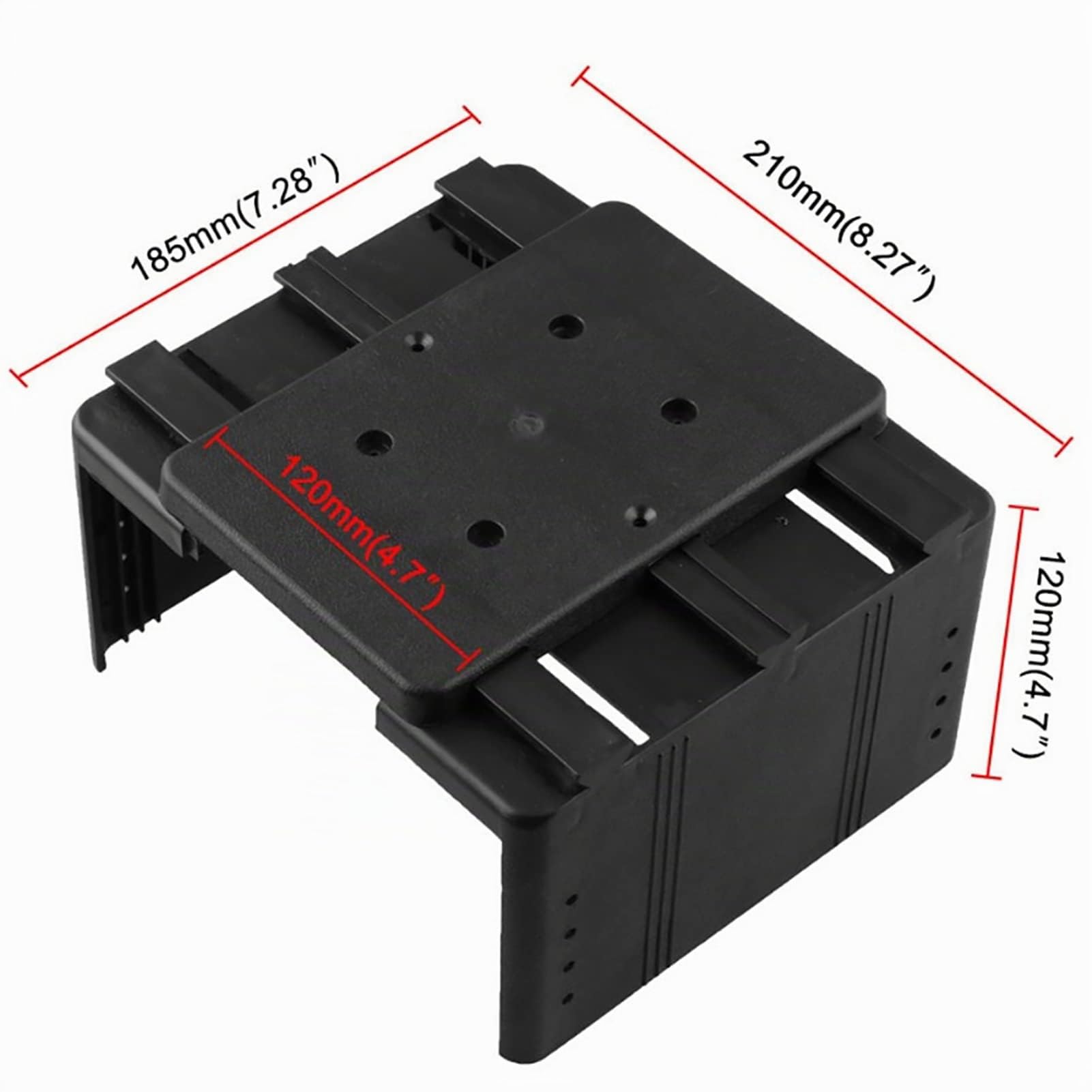 Reposabrazos Central para Automóvil, Caja de Reposabrazos de Doble Capa para Consola Central, Reposabrazos de Consola Central Universal con Puertos USB, Caja de Almacenamiento