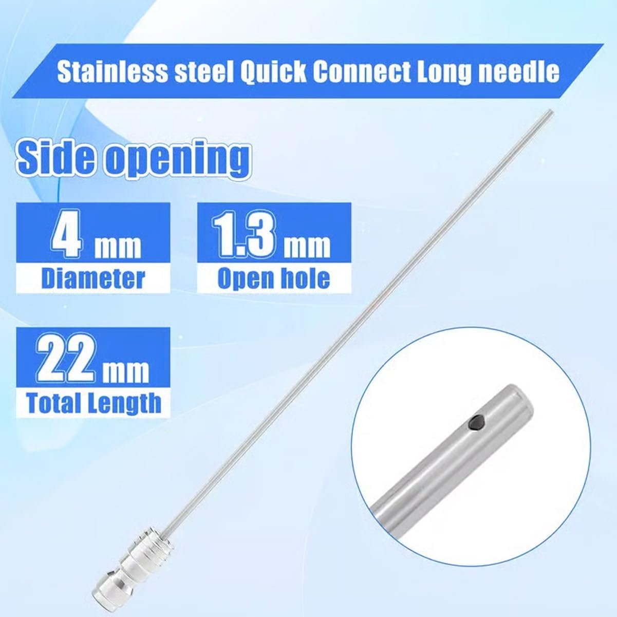 4 Pack High Pressure Washer Nozzle Kit for Washing Machine & Ac Cleaning High-Pressure Washer Spray Nozzle Extension Wand 1/4" Quick Connect Rv Water Heater Flush Wand for Roof Deck Gutters