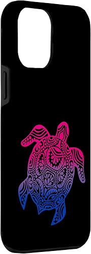 Miniatura 3 de Funda para iPhone 14 Pro Max Bisexual Pride Sutil Bi LGBTQ Orgullo Gay Lindo Tortuga LGBT