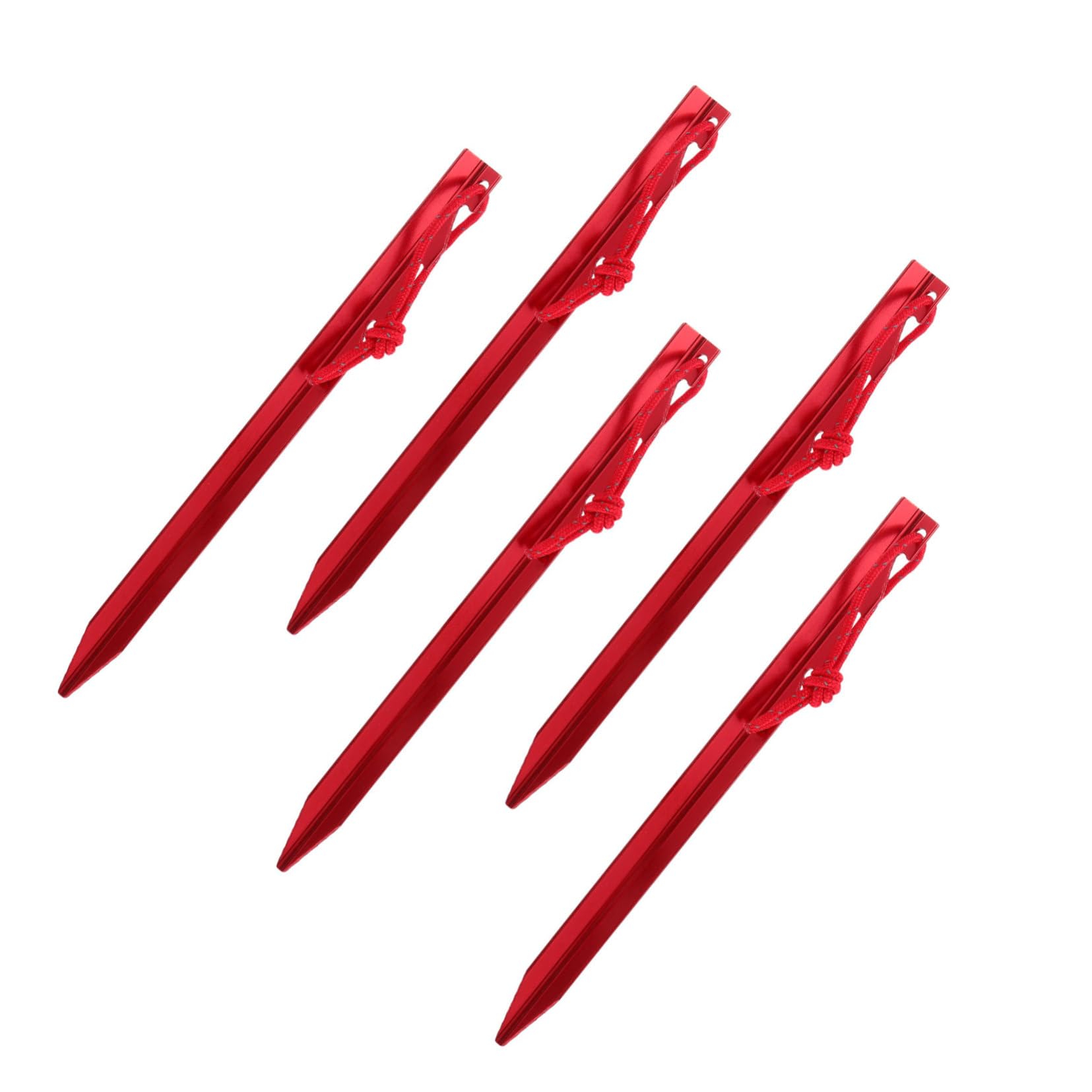 Piquets de tente de camping métalliques pour fixer votre abri sur sol difficile
