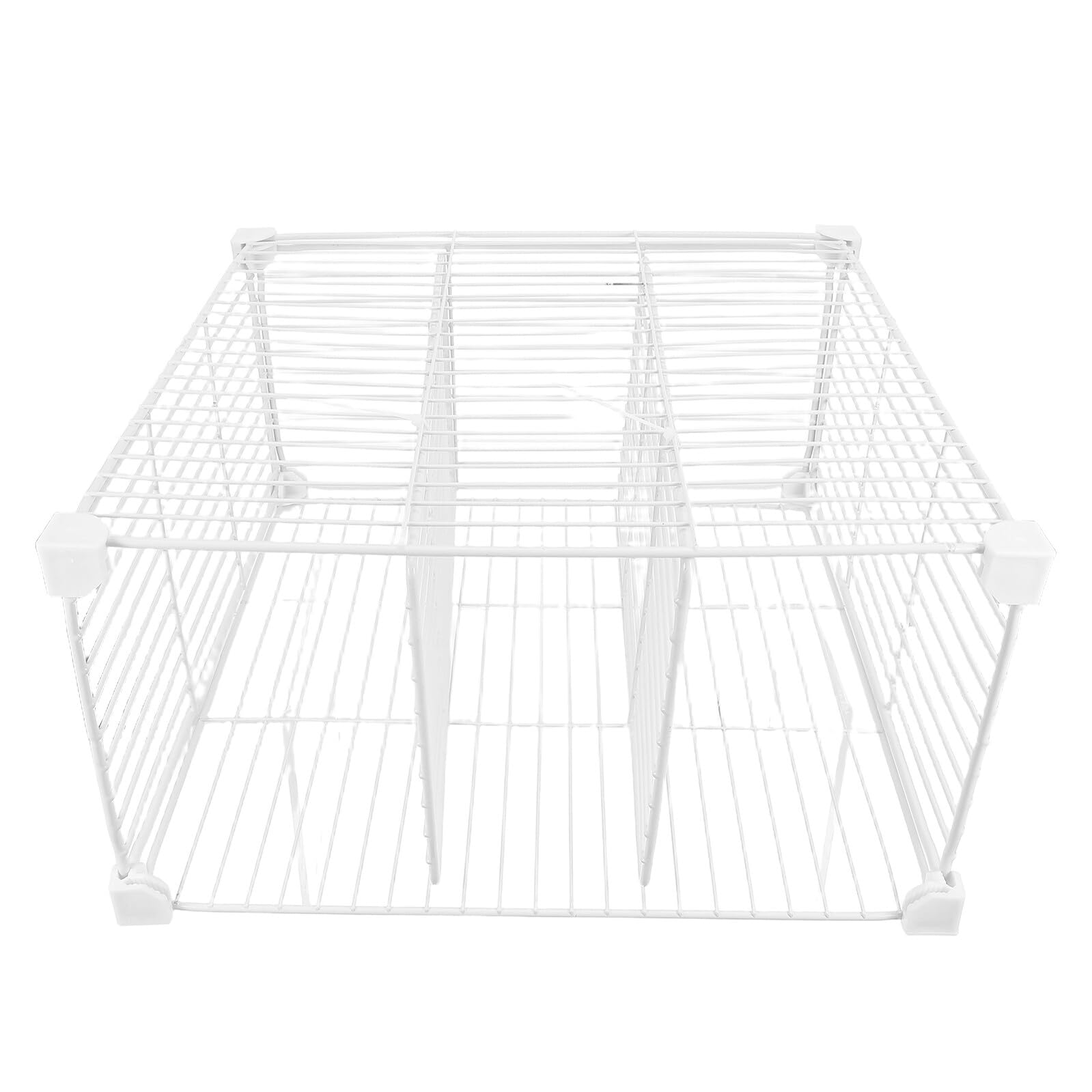 ERINGOGO Gefrierkorb Organizer 3 Stück Modularer Kühlschrank und Gefrierfach Teiler aus Robustem Eisengewebe Kältebeständig und Platzsparend für Lebensmittelaufbewahrung