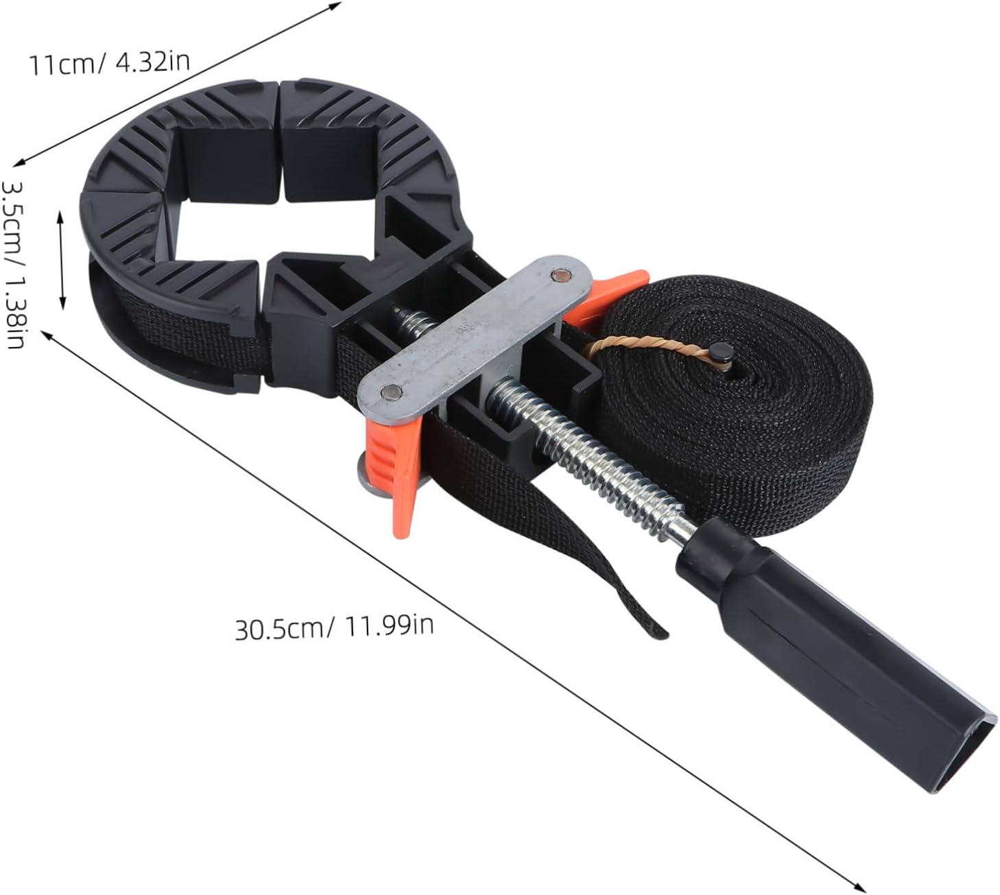Strap Clamp Fast Tightening Clip 90° Right-Angle Photo Frame Clamp Woodworking for Picture Frame Assembly and Corner Fixing