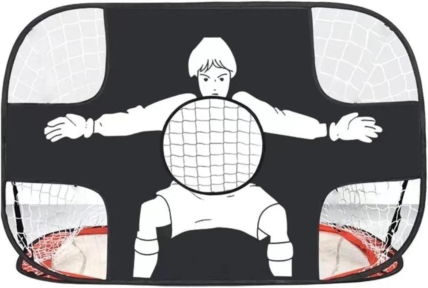Compatible for Portable Folding Soccer Goal Net Indoor Outdoor for Shooting Practice & Games