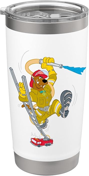 Scooby-Doo Firefighter Stainless Steel Insulated Tumbler