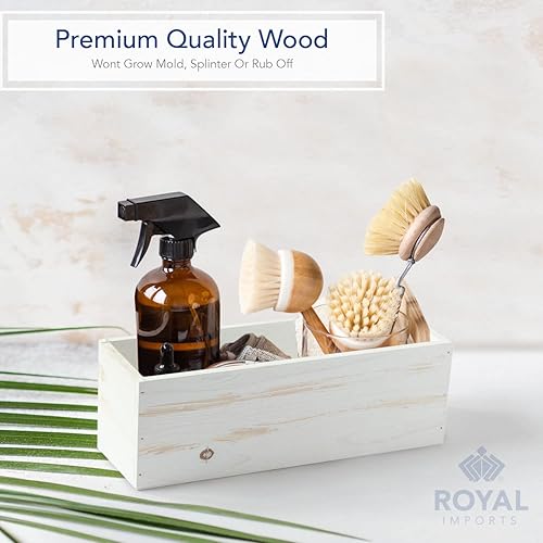 Vista 69 de Royal Imports Maceta de madera para flores, florero decorativo de madera con forro de plástico, cesta de almacenamiento de papel higiénico para caja