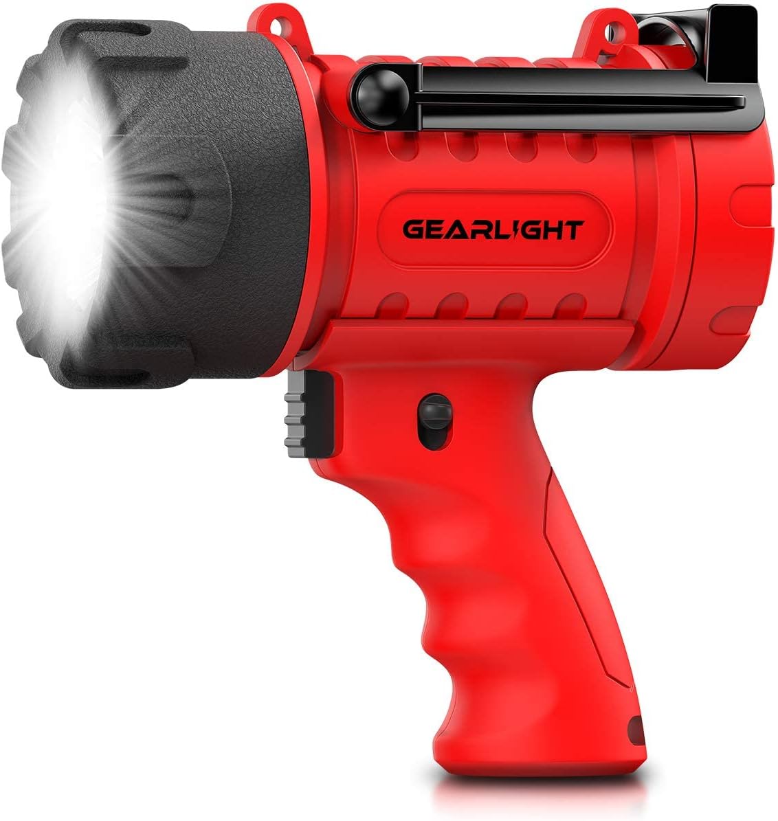 GearLight LED Spotlight Flashlight, Battery Powered Handheld Spot Light (AA Batteries, Batteries Not Included), Waterproof Heavy Duty Spotlight for Camping, Boating & Outdoor Use