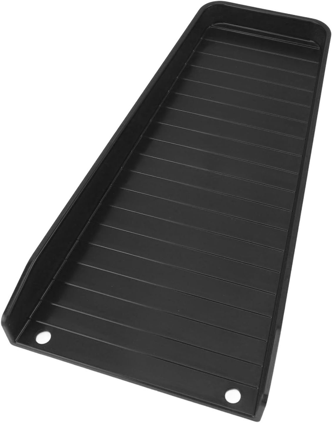 Alomejor Rain Gutter Downspout Block Extender Set with Fixable Design for House Foundation Protection, Plastic Material (Black)