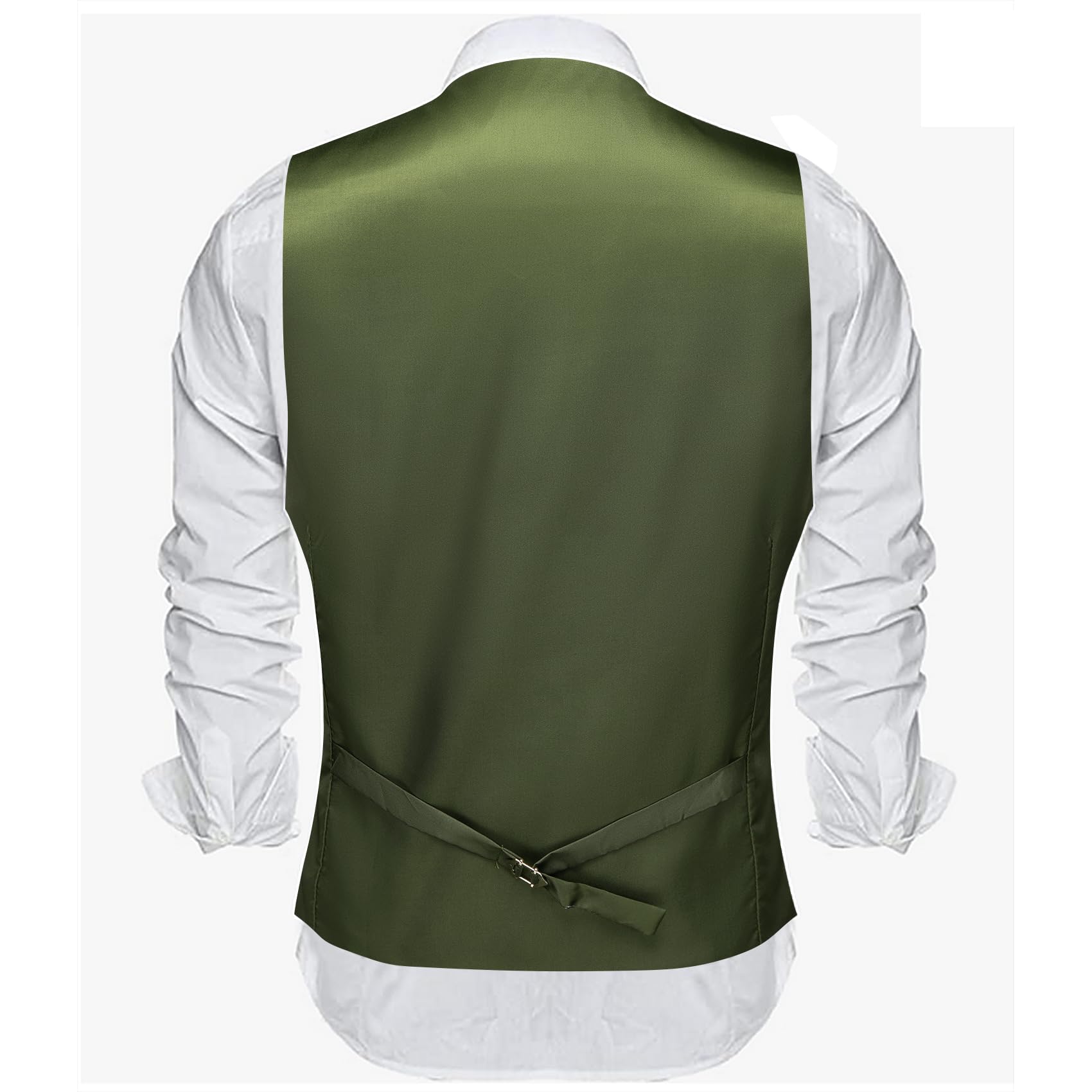 Barry.Wang Linen Classic Casual Slim Fit Vests Gilets classiques décontractés en lin Homme (lot de 6)