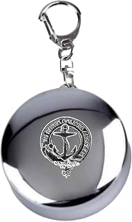 Gillespie Scottish Clan Crest Folding Cup Key Chain (Pewter)