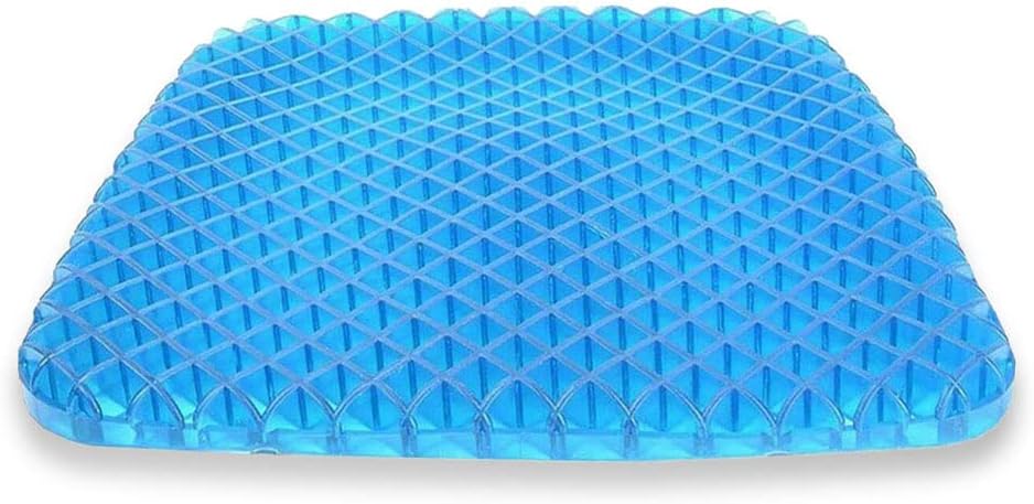 WSGQLT Gel Flex Seat Cushion Breathable Absorbs Pressure Points Support Egg Cushion Good Sitting Posture with Cushion Cover