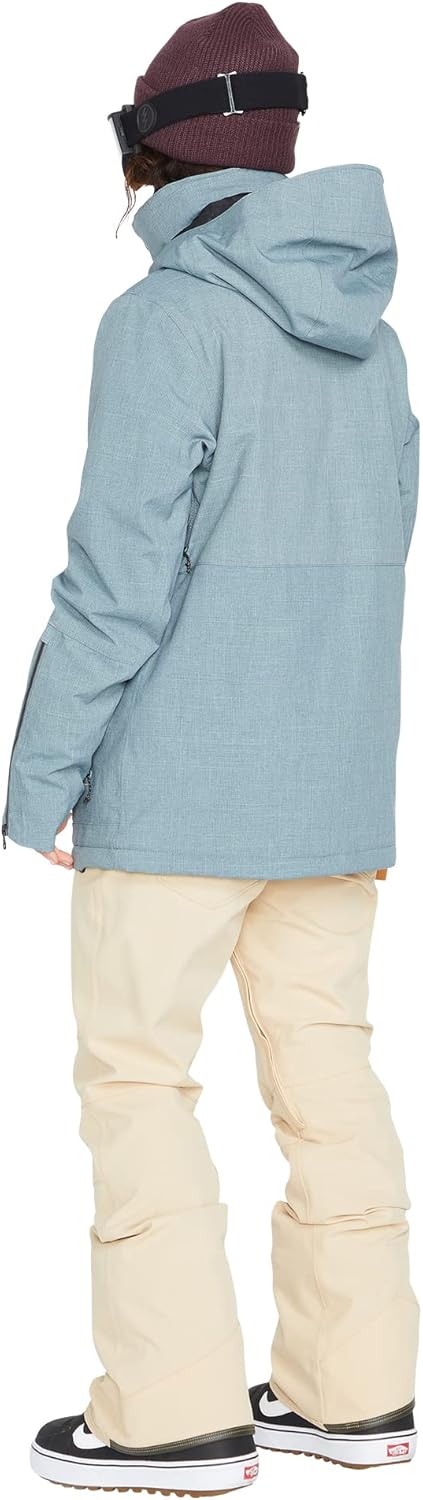 Miniatura 5 de Volcom Sherwin - Chaqueta de invierno con capucha aislada para snowboard y esquí para mujer