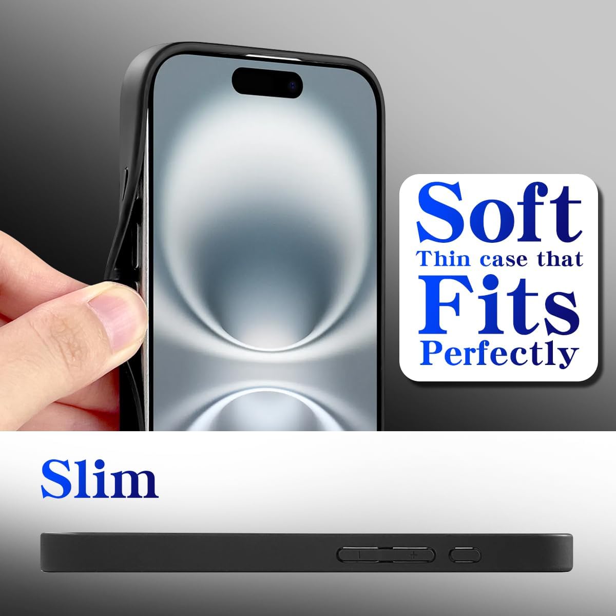 Cavdycidy Mirror Case Compatible with iPhone 16, [Full Camera Protection] [Drop Protection] Shockproof Soft Bumper Protective Slim Phone Case Silver - Image 5