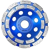 diamant schleiftopf Für Winkelschleifer, Flex, Betonschleifer, Betonfräser, Bodenschleifer und Wandschleifsysteme aller gängigen Marken mit M14 Gewindespindel: Bosch Professional, Flex, Makita, Hitachi, Festool, Metabo, DeWalt, Einhell, Milwaukee und weitere