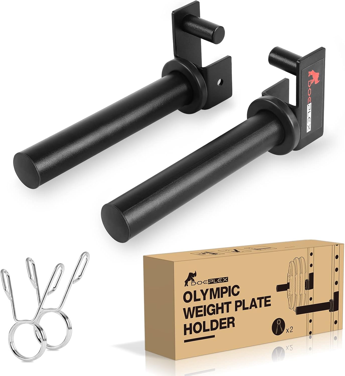 Weight Rack Weight Plate Holder Power Rack Attachment Barbell Safety
