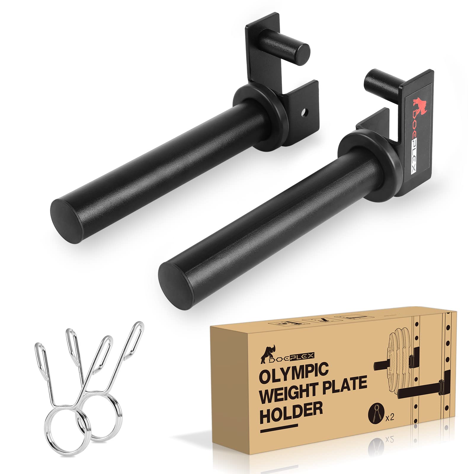 Buy Doeplex Olympic Weight Plate Holder Power Rack Attachment for 2x2