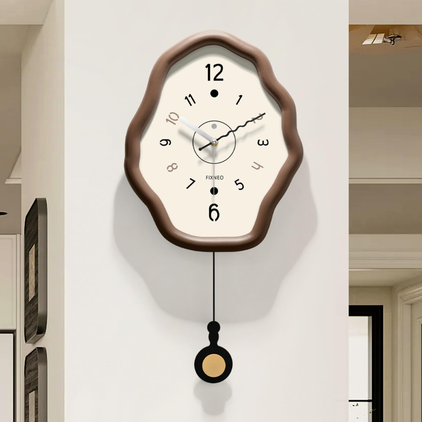 Horloge murale silencieuse pour supprimer le tic-tac du salon