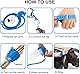 AntDau71® - Sprüher und Bürste, 2 in 1. Multifunktionales Badwerkzeug für Haustiere. Lieferung mit 2,5 m Schlauch und zwei Adaptern. Praktisch und handlich - CW953