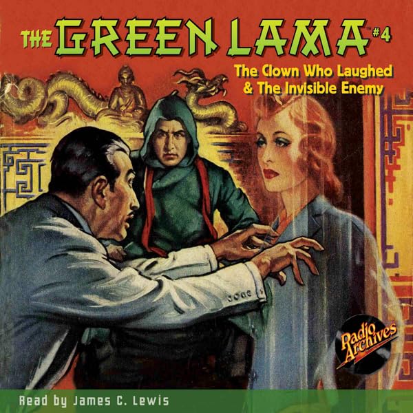 Cover art for The Green Lama #4: The Clown Who Laughed &amp; The Invisible Enemy