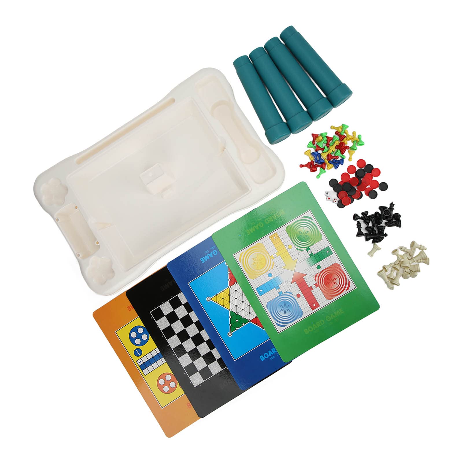 Set di Giochi da Tavolo 8 in 1 Portatile per Bambini Dai 3 Anni in su. Giochi Classici Educativi Divertenti per Tutta la Famiglia