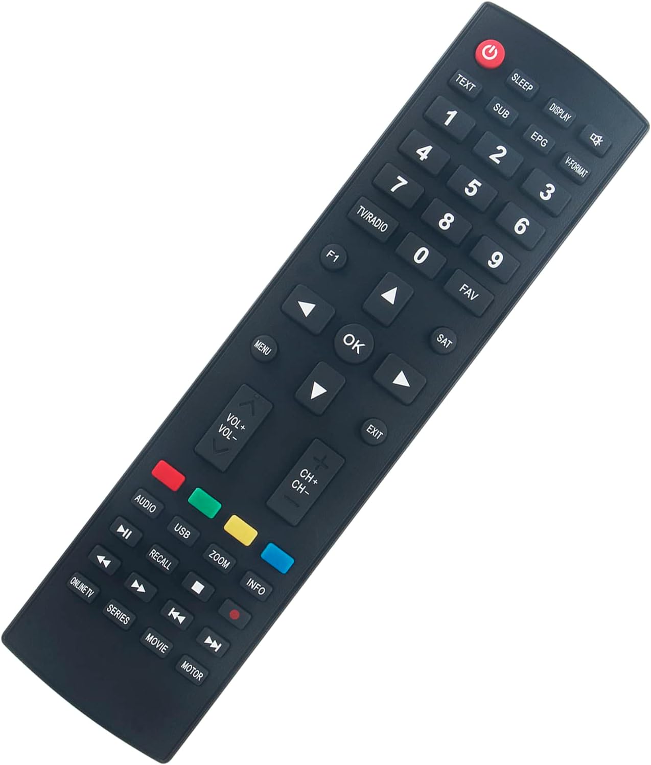 New Replacement Remote fit for ISTAR Korea Remote Control A8000 A1600 A65000 Zeed222 OTT zeed333 OTT A9000 A8500 Z4 Z5 zeed444 A9700
