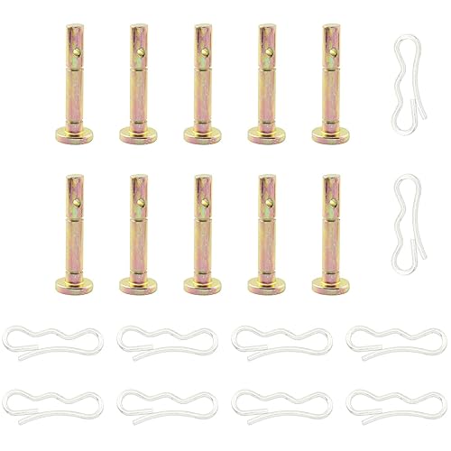 Miniatura 6 de TAODAN 10 pasadores de corte 738-04124A y pasadores de chaveta 714-04040 para MTDCUB y Troy-bilt Craftsman 738-04124A 738-04124 938-04124 714-04040