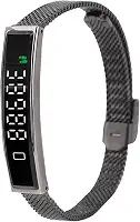 SUNGOOYUE Pulseira Inteligente, Pulseira de Saúde Rastreador de Fitness Com Aplicativo de Controle de Câmera Remota 5.3 para Telefones Rastreamento de Natação à Prova D'água (Preta)