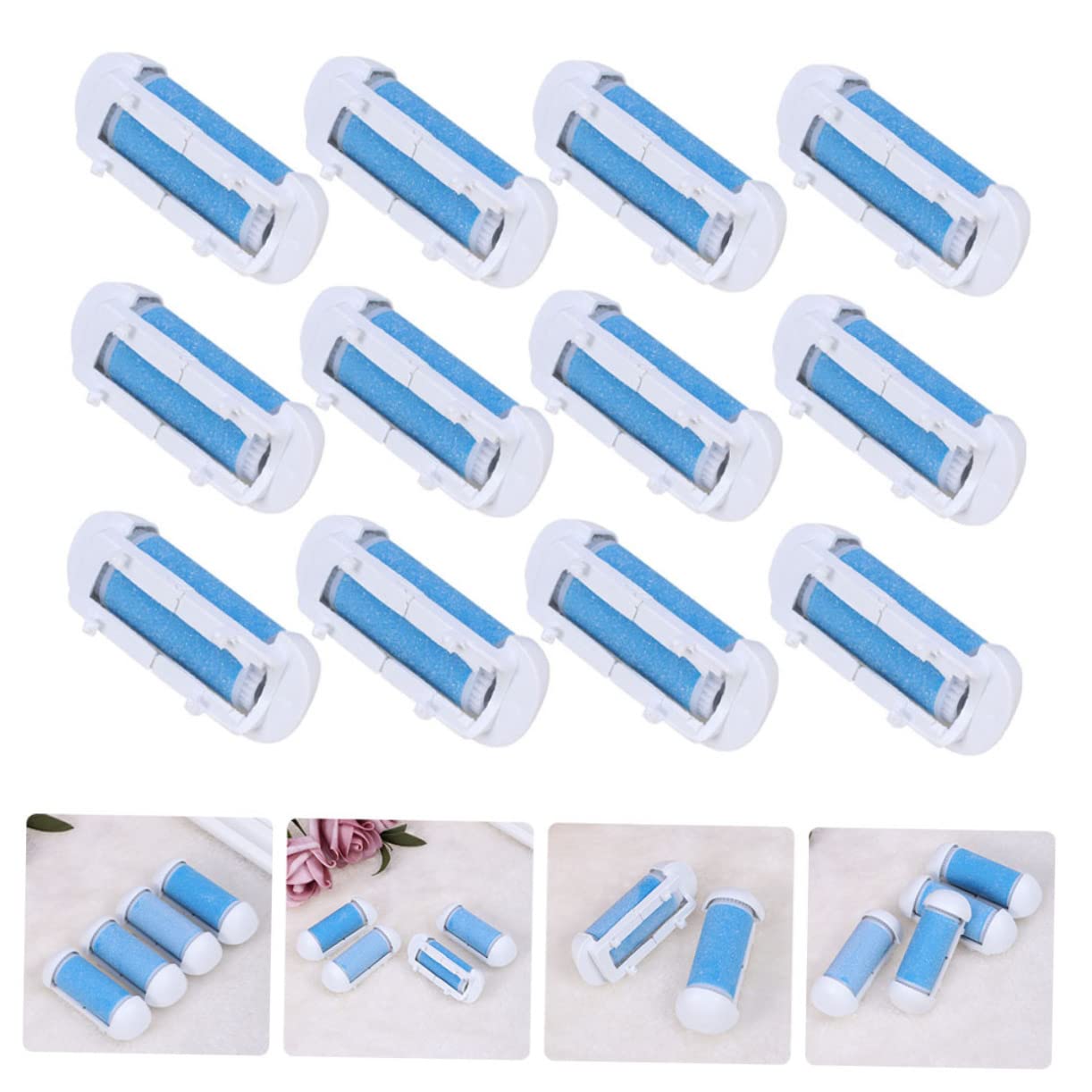 36 Piezas Cabeza De Reemplazo De Pedicura Recambio Quita Callos Electrico Cabeza Quita Callos Electrica Cabezal De Rodillo Para Eliminar La Piel Muerta Repuesto Colocar Gh