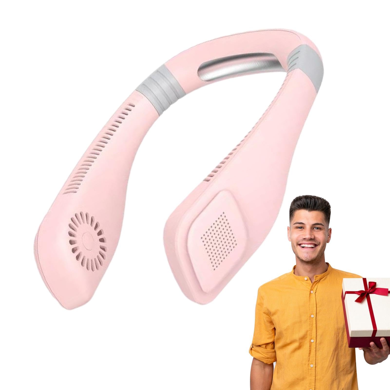 Ventilateur de cou de refroidissement portable et rechargeable sans lame