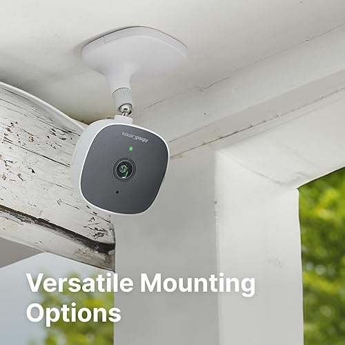 Miniatura 4 de AlfredCamera Cámara de seguridad para interiores y exteriores (con tarjeta SD de 64 GB), AlfredCam Plus, IP65 impermeable, 2K Plug-in Baby  Pet Cam,