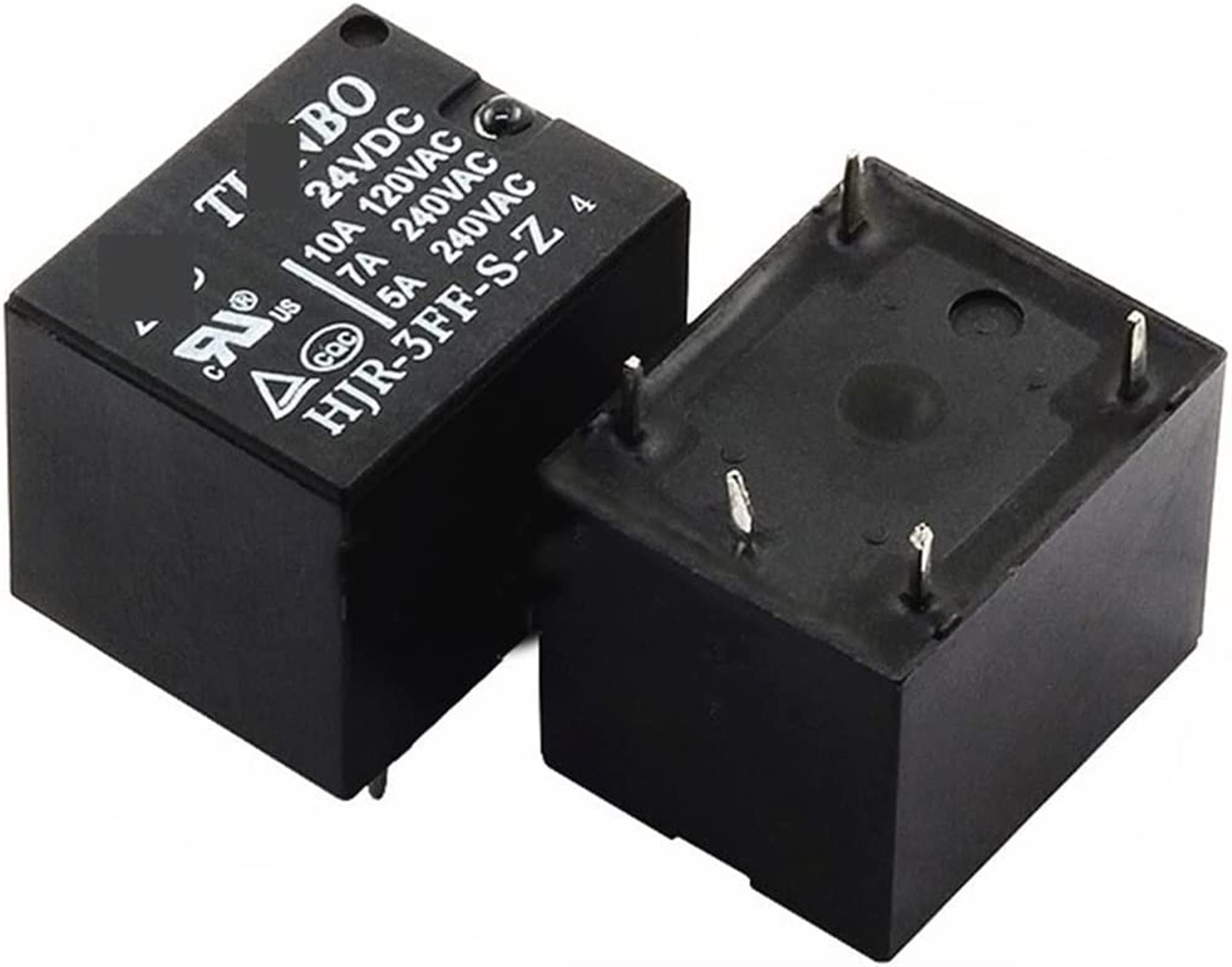 Relé HJR-3FF-S-Z-24VDC 10A de tipo Dip5 para conmutación de circuitos eléctricos y placas