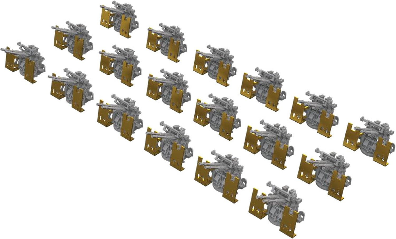 Eduard Brassin ED653020 1:350 IJN Type 96 25mm AA gun
