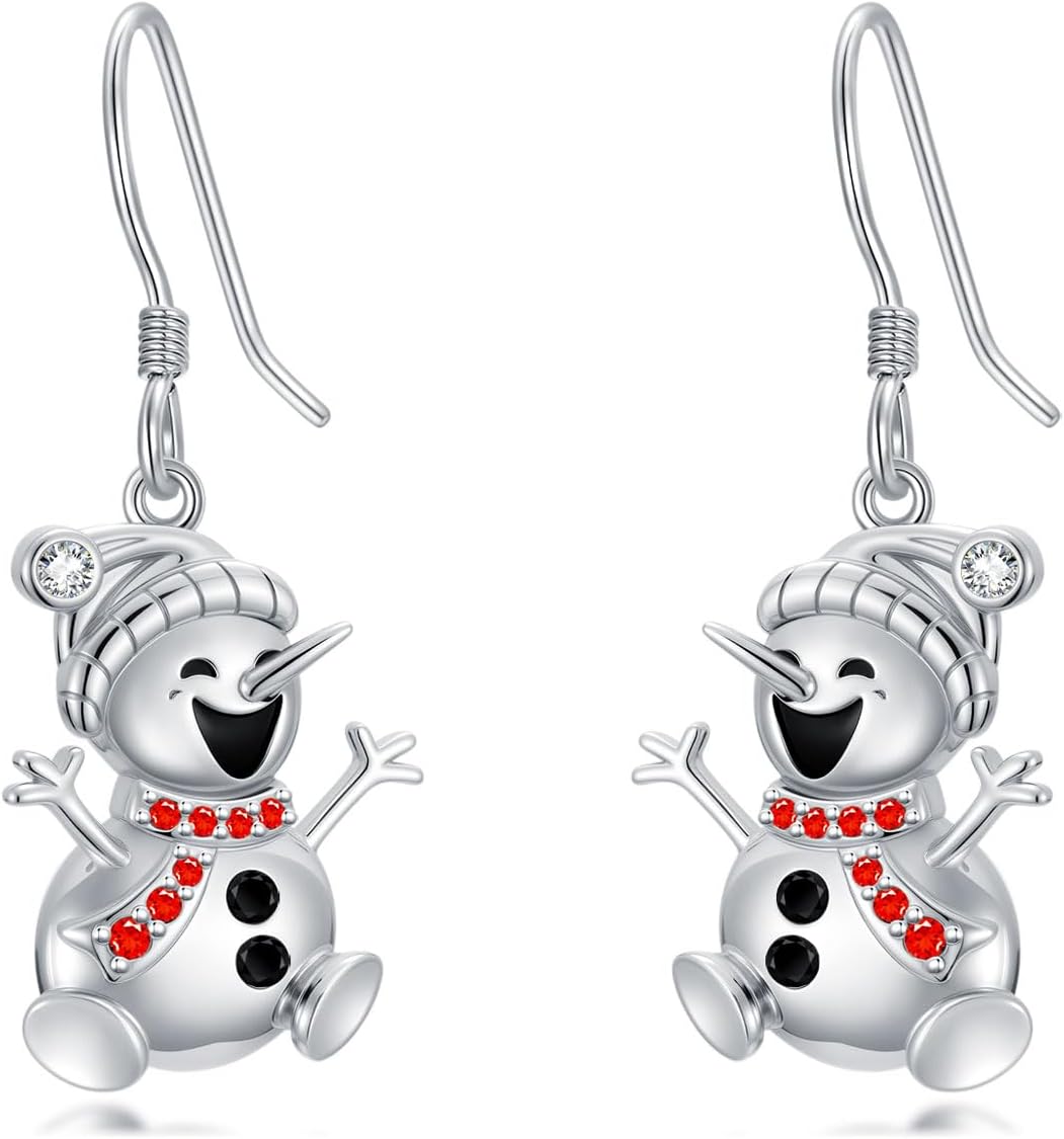 4th of July Dangle Earrings 925 Sterling Silver Independence Day/St Patricks Day Earrings Christmas Jewelry for Women